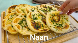 Homemade Garlic NAAN! Easy & Tasty.