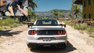Forza Horizon 5 - Mustang Shelby GT500 Steering Wheel Gameplay