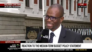 Mid-Term Budget | Deputy Finance Minister, David Masondo reflects on the budget