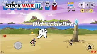 Playing the the old version of Stick War 3 but with Magis and Sicklebear