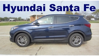 2017 Hyundai Santa Fe Sport 2.4 L AWD - Rental Car Review and Test Drive