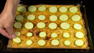 ZUCCHINI ist besser als PIZZA! Einfaches Rezept! Es ist so lecker, dass ich es oft koche