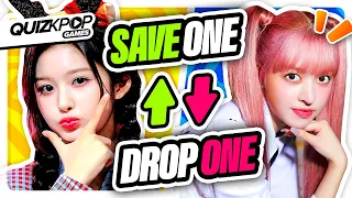 SAVE ONE, DROP ONE: KPOP IDOLS (SAME GROUP) PART 2 | QUIZ KPOP GAMES 2022 | KPOP GAME QUIZ TRIVIA