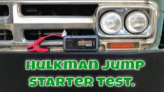 Testing out the Hulkman Alpha 85S , jump starter for cars.