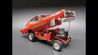 AMT 1967 Mercury Cyclone Eliminator II Dyno Don 1/25 Scale Model Kit Build Review AMT1151