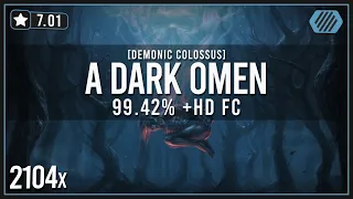 osu! | A DARK OMEN +HD FC | 99.42% | Umbre