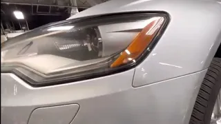 2014 Audi A6 headlamp bulb replacement