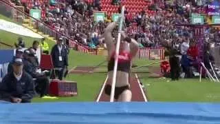 Silke Spiegelburg in the pole vault in Gateshead 2013