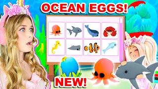 *NEW* OCEAN EGGS PET UPDATE IN ADOPT ME! (ROBLOX)