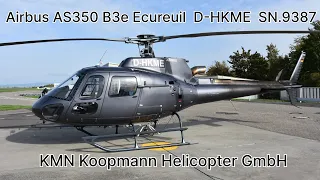 Airbus AS350 B3e Ecureuil H125 SN.9387 D-HKME in detail and start up