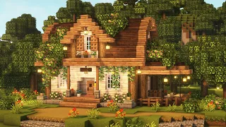 [Minecraft] 💖 Aesthetic Cottagecore House Tutorial / Cottage / Mizuno's 16 Craft Resource Pack