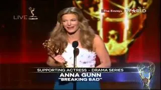 EMMYS 2014 - Anna Gunn WINS EMMY AWARD FOR SUPPORTING ACTRESS IN A DRAMA SERIES [HD]