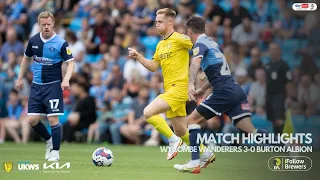 22/23 HIGHLIGHTS | Wycombe Wanderers 3-0 Burton Albion