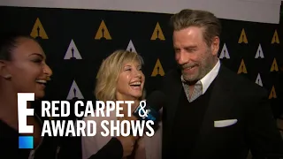 John Travolta & Olivia Newton-John Reunite at "Grease" Celebration | E! Red Carpet & Award Shows