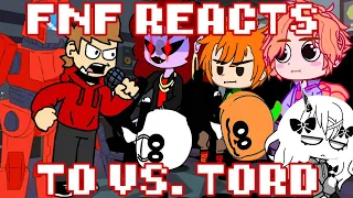 Friday Night Funkin' reacts to VS. Tord Mod + special cameo | xKochanx | Gacha Club |