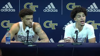 GT Basketball - Rodney Howard/Michael Devoe Post-Game, Miami-Ohio, November 9, 2021