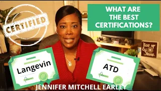 The certifications in training & development that should be considered