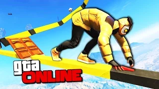 ПРОБЕЖАЛ САМУЮ ТОНКУЮ ТРОПУ НА ЧЕТВЕРЕНЬКАХ В GTA 5 ONLINE ( ГТА 5 ДЕДРАН ))