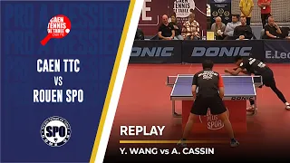 WANG Yang vs CASSIN Alexandre | Caen TTC - Rouen SPO | PRO A