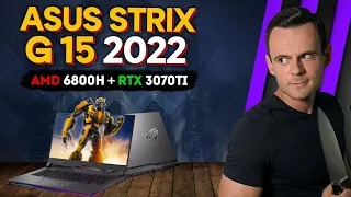 ASUS ROG STRIX G15 - 2022 (6800H + 3070ti - 150W) | ТЕСТЫ В 9 ИГРАХ | МОЁ ЛИЧНОЕ МНЕНИЕ