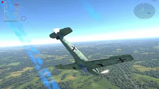 Bf-109 E-1 Broken flight model