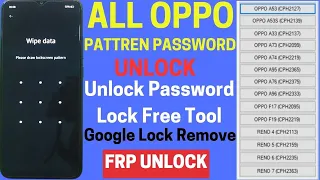 2024 Method  All Oppo Hard Reset Password Pattren Password Unlock FRP Bypass  Unlock Password Lock