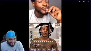 DC YOUNG FLY PISSES SAEDEMARIO OFF ON HIS IG LIVE! REACTION