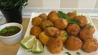How to make fried cheese balls 🧀