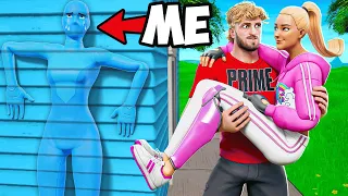 Going INVISIBLE to Catch my Girlfriend Cheating! (Fortnite)