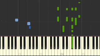 Empire State of Mind, pt 2 Alicia Keys - solo piano tutorial Synthesia