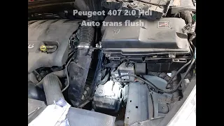 Peugeot 407 2.0 Hdi automatic transmission complete flush