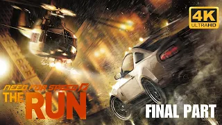 Need For Speed The Run Walkthrough Final Part East Coast (4K 60FPS) No Commentary