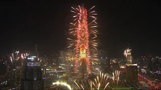 Dubai's New Year's Eve fireworks welcome in 2017