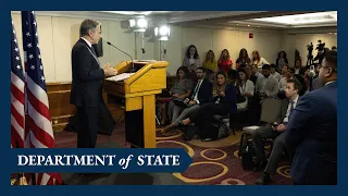 Secretary Blinken holds a press availability in Rio de Janeiro, Brazil