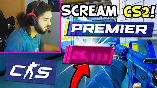 "BACK TO VALORANT!!" 🤣 - SCREAM PLAYS HIS FIRST CS2 PREMIER MODE ON NEW OVERPASS w/ FRENCH LEGENDS!