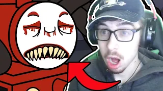 CHOO CHOO CHARLES is NOT a MONSTER... (Cartoon Animation) Reaction! | JUST BE NICE!!! | SMG001