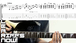 LITHIUM Guitar Lesson Standard Tuning Nirvana Intro Tab 1/3