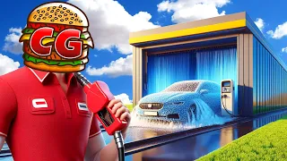 Building a MAX UPGRADED Car Wash in My Gas Station in Pumping Simulator 2!