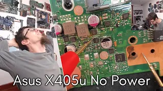 Dead Asus X405u with a suspicious charger - LFC#222