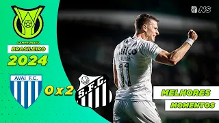 Avaí 0x2 Santos | MELHORES MOMENTOS | RapdAnálise | Brasileirão Série B  | 26/04/2024