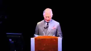 The Prince of Wales makes a speech about sustainable fishing