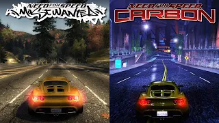 LOTUS ELISE Engine Sound Battle NFS Most Wanted VS NFS Carbon