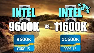 9600K vs 11600K - 2060S 💥 CSGO 💥 Fortnite 💥 PUBG 💥 GTAV 💥 Overwatch.