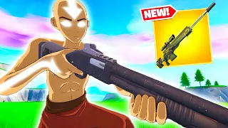 Avatar State Aang Skin Gameplay: 40 Kill Solo Squad Win in Fortnite Ch. 5 Season 2 + Best Settings