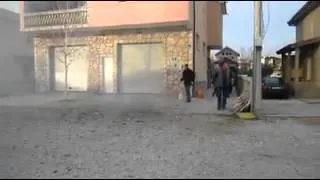 7000 firecrackers explodes at once