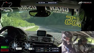 Adrenalin - Renntaxi im BMW M240i Racing auf dem Nürburgring-Nordschleife