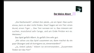 Albert Einstein 01 learn german from story