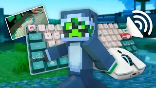 Custom Keyboard + Mouse sounds ASMR | CubeCraft EggWars handcam