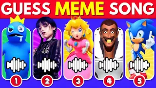 GUESS MEME & WHO'S SINGING 🎤🎵 🔥| Lay Lay, King Ferran, Salish Matter, Gegagedigedagedago, Elsa,Tenge