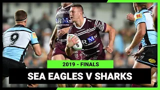 NRL Manly Warringah Sea Eagles v Cronulla Sharks | Finals Week 1, 2019 | Full Match Replay